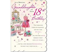 Regal Publishing Milestone Age - Tarjeta de cumpleaños para nieta de 18 años, 9 x 6 pulgadas