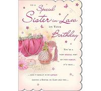 Regal Publishing Piccadilly Greetings - Tarjeta de cumpleaños para cuñada, 9 x 6 pulgadas