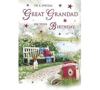 Regal Publishing Piccadilly Greetings - Tarjeta de cumpleaños tradicional para abuelo (22,8 x 15,2 cm)