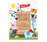 Regal Publishing Tarjeta de agradecimiento, agradecimiento, guardería, 8 x 6 pulgadas