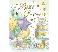 Regal Publishing Tarjeta de baby shower, 20,3 x 15,2 cm, saludos de Piccadilly
