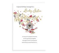Regal Publishing Tarjeta de Cumpleaños Clásica para Hermana - 9 x 6