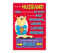 Regal Publishing Tarjeta de Cumpleaños Humor Marido - 9 x 6