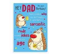Regal Publishing Tarjeta de Cumpleaños Humour Dad - 9 x 6