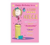 Regal Publishing Tarjeta de Cumpleaños Humour sobrina - 9 x 6, Postal Cumpleaños, Tarjetas Cumpleaños