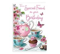 Regal Publishing Tarjeta de cumpleaños para amigo - 9 x 6 pulgadas