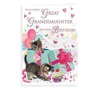 Regal Publishing Tarjeta de Cumpleaños Tradicional Gran Nieta - 9 x 6