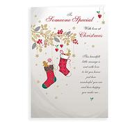 Regal Publishing Tarjeta de Navidad Clásica Someone Special - 9 x 6'' - Tarjeta Felicitacion