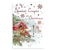 Regal Publishing Tarjeta de Navidad Tradicional Pareja Especial - 9 x 6