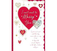 Regal Publishing Tarjeta del día de San Valentín, I Can't Wait To Marry You - 30,5 x 20,3 cm