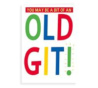 Regal Publishing Tarjetas de Cumpleaños Divertida Humour Old Git - 7 x 5 pulgadas