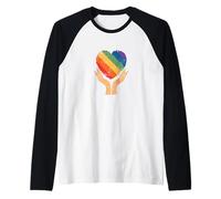 Regala Amor LGBT Camiseta Manga Raglan