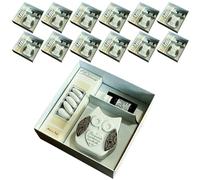Regalami. Shop Bombonera búho de mármol y madera con caja, peladillas, esencia, cinta y tarjeta personalizada (12 pequeños)
