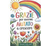 REGALI MAESTRE FINE ANNO: Elegante Agenda Settimanale 2026 2027 | Regalo Maestra Asilo Nido, Scuola Dell'infanzia E Elementare