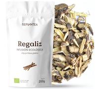 REGALIZ INFUSIÓN ECOLÓGICA 200G (100 Tazas) | Raiz Triturada para Té Caliente y Helado | Infusión de Regaliz Granel REPLANTEA