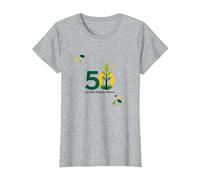 Regalo 50 AÒos: La Vida Empieza Ahora | CumpleaÒos Hombre Camiseta, Mujer, Gris Jaspeado, XL