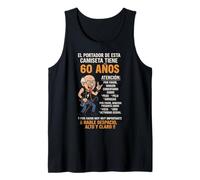 Regalo 60 Cumpleaños Hombre Divertido Frases Graciosas Camiseta sin Mangas