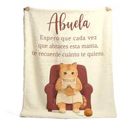 Regalo Abuela Mantas Para Sofa Regalo Dia De La Madre Abuela Regalos Para Abuelas Regalos Para Mujer Regalos Abuelo Cumpleaños 130 X 150cm Franela Perezoso Manta Para Cama Picnic Playa Navidad