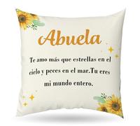 Regalo Abuela Regalos De Reyes para Mujer Funda Cojin Regalos para Abuela Cumpleaños Regalo Abuelas Originales por San Valentin Dia De La Madre Navidad Fundas De Almohada Abuelos