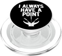 Regalo acupunturista I Always Have a Point Acupunture PopSockets PopGrip para MagSafe