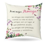 Regalo Amiga,Regalos Amigas Originales,Regalo Amiga Cumpleaños,Regalo Para Amiga,Regalo Original Amiga,Regalos Para Amigas Especiales,Regalo Para Una Amiga,Regalos Mejor Amiga,Funda De Cojín De Regalo