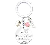 Regalo bailarina/cantante/peluquería/tocadora/esteticista llavero personalizado regalo único para colega de trabajo, amigo, familia, llavero, ideal para regalos de Navidad, cumpleaños, Esteticista, L