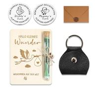 Regalo Bebe, Regalo Bebe Recien Nacido Niño, Moneda de Decision para Nuevos Padres, Regalos para Padres Primerizos,Regalo Recien Nacido, Regalos Embarazadas Originales, pour Mamas Primerizas