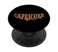 Regalo Capricornio Zodiaco Diciembre Cumpleaños Enero Astrología PopSockets PopGrip Adhesivo