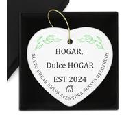 Regalo Casa Nueva Regalos para Casa Navidad Regalo Pareja Adornos Navidad De Cerámica Regalos Originales para Nueva Casa Regalos para Amigo Colega Compañeros De Trabajo Novia Novio Decoracion Navidad