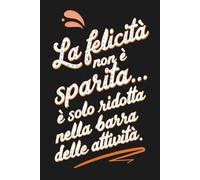 Regalo collega che va via: Taccuino divertente a righe - quaderno per appunti. Regali colleghi ufficio, capo, moglie, marito, amici.