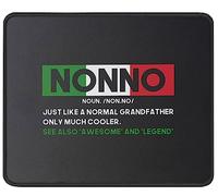 Regalo con Definición Divertida De Nonno, Abuelos Italiano Alfombrilla para Ratón Portátil Alfombrillas De Mouse Bordes Cosidos Alfombrilla Raton para Ordenador Pc Computadora 25X30Cm