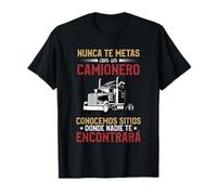 Regalo conducción de camiones para un camionero Camiseta Cita Divertida De Conducción De Camiones Para Un Camionero Camiseta Hombre Sólido Black Manga Larga Clásico Regular Small