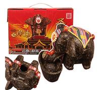 Regalo creativo de la suerte Té Puer Artesanía Cha Puer Sheg Cha Tallado Regalos Comida Verde 500g