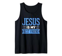 Regalo Cristiano de Jesús es mi Mejor Amigo Camiseta sin Mangas