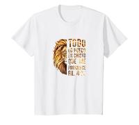 Regalo Cristiano Original Camiseta, Niños, Blanco, 2 años