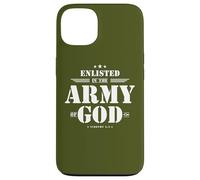 Regalo cristiano para soldado versículo de la Biblia Escrituras Ejército de Dios Carcasa para iPhone 13