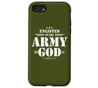Regalo cristiano para soldado versículo de la Biblia Escrituras Ejército de Dios Carcasa para iPhone SE (2020) / 7 / 8