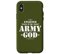 Regalo cristiano para soldado versículo de la Biblia Escrituras Ejército de Dios Carcasa para iPhone X/XS