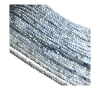 Regalo curativo de piedra natural facetada cristales redondos pequeñas cuentas espaciadoras sueltas para fabricación de joyas DIY collar pulsera accesorios 2 3 mm para meditación chakra reiki