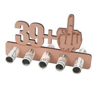 Regalo de 40 Cumpleaños,Regalos Original Libro Firmas 40 Cumpleaños,40 Cumpleaños Regalo de Dinero de Madera,N + 1años Cumpleaños Regalos,para Hombres Mujeres,para Amigos Familia