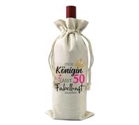 Regalo de 50 cumpleaños para mujer, bolsa de regalo de vino con frases divertidas, regalo de cumpleaños para mujer, regalo divertido para esposa, madre, madre, hermana, hija, para botella de vino