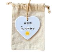 Regalo de agradecimiento, adorno de corazón colgante de acrílico para árbol de Navidad, decoración del hogar, letrero de recuerdo de agradecimiento para amigos