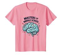 Regalo de Agradecimiento para Maestros de Escuela Secundaria Camiseta, Niños, Rosado, 2 años