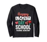 Regalo de Agradecimiento para Secretario Escolar del último día de Escuela Manga Larga