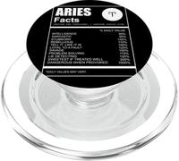 Regalo de Amante de la astrología Aries Signo del Zodiaco Aries PopSockets PopGrip para MagSafe