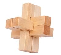 Regalo de Año Nuevo Bloque de madera Luban Kong Ming Lock Adulto Rompecabezas Puzzle Juguete