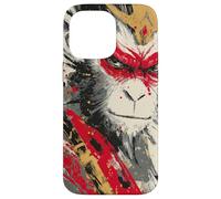 Regalo de Arte japonés Moderno de Sun Wukong Monkey King Fierce Carcasa para iPhone 14 Pro MAX