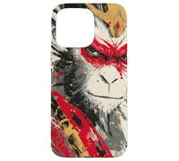Regalo de Arte japonés Moderno de Sun Wukong Monkey King Fierce Carcasa para iPhone 15 Pro MAX