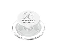 Regalo de astrología Born Under The Stars para fanáticos PopSockets PopGrip para MagSafe
