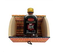Regalo de Baúl mimbre de colores con Licor de Café